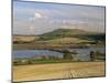 Arun Valley in Food, with South Downs Beyond, Bury, Sussex, England, United Kingdom, Europe-Pearl Bucknall-Mounted Photographic Print