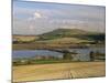 Arun Valley in Food, with South Downs Beyond, Bury, Sussex, England, United Kingdom, Europe-Pearl Bucknall-Mounted Photographic Print