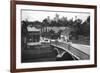 Arundel Castle and Bridge, Arundel, West Sussex, C1900s-C1920s-null-Framed Giclee Print