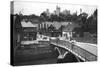 Arundel Castle and Bridge, Arundel, West Sussex, C1900s-C1920s-null-Stretched Canvas