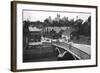 Arundel Castle and Bridge, Arundel, West Sussex, C1900s-C1920s-null-Framed Giclee Print