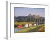 Arundel Castle and River, Arundel, Sussex, England-John Miller-Framed Photographic Print