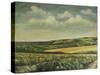 Arundel Castle from the Downs, 1995-Margaret Hartnett-Stretched Canvas