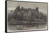 Arundel Castle, Sussex, the Seat of the Duke of Norfolk-null-Framed Stretched Canvas