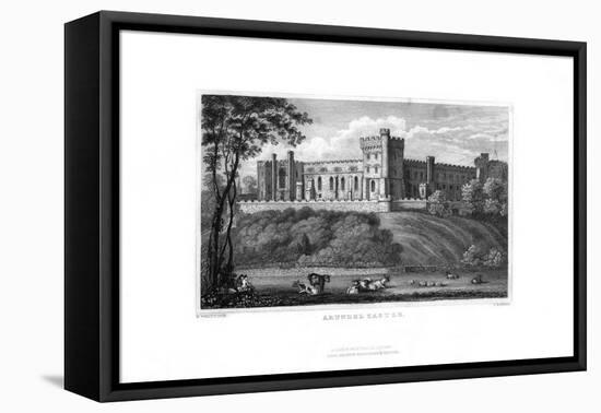 Arundel Castle, West Sussex, 1829-J Rogers-Framed Stretched Canvas