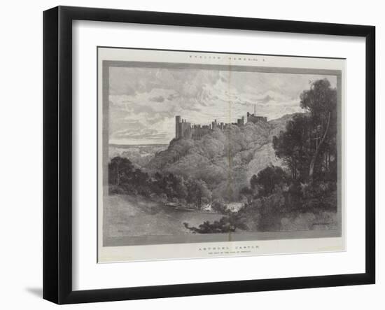 Arundel Castle-Charles Auguste Loye-Framed Giclee Print