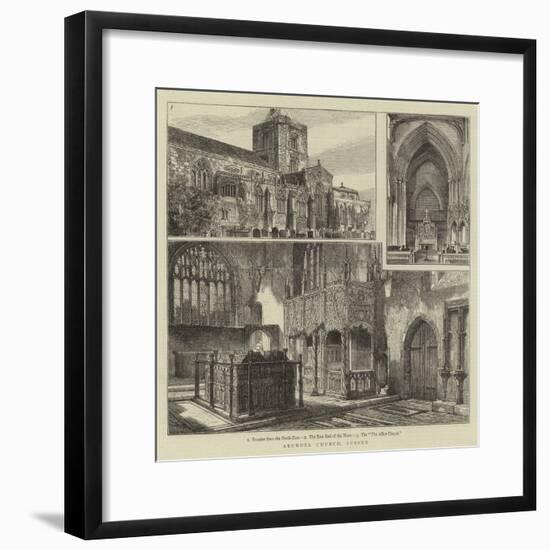 Arundel Church, Sussex-Henry William Brewer-Framed Giclee Print