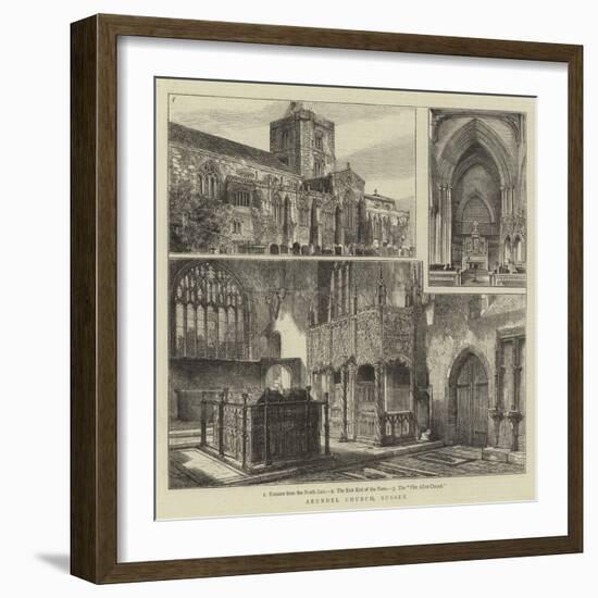 Arundel Church, Sussex-Henry William Brewer-Framed Giclee Print