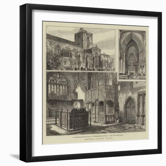 Arundel Church, Sussex-Henry William Brewer-Framed Giclee Print