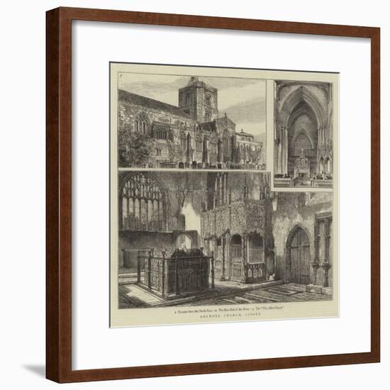 Arundel Church, Sussex-Henry William Brewer-Framed Giclee Print