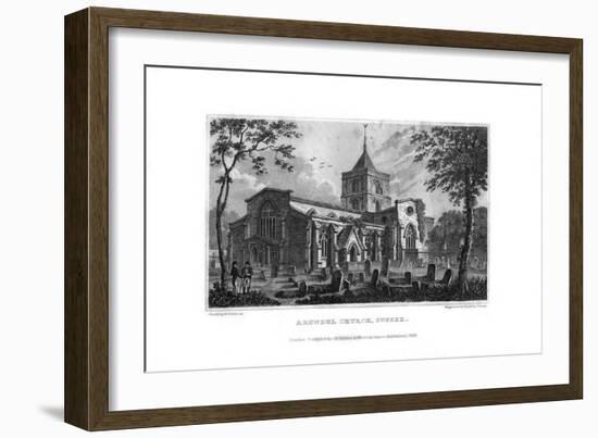 Arundel Church, West Sussex, 1829-J Shury-Framed Giclee Print