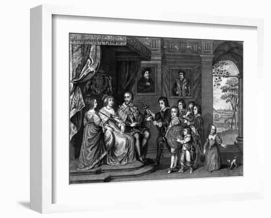 Arundel Family-Sir Anthony Van Dyck-Framed Art Print