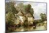 Arundel Mill, Sussex-James Baker Pyne-Mounted Giclee Print