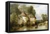 Arundel Mill, Sussex-James Baker Pyne-Framed Stretched Canvas