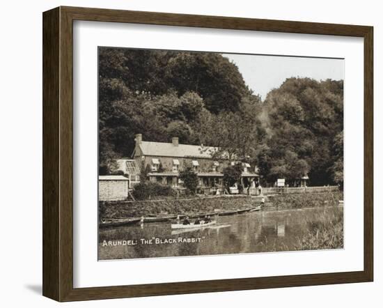 Arundel - the Black Rabbit, Offham-null-Framed Photographic Print