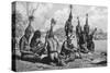 Arunta Tribesmen of Central Australia Preparing a New Corroboree, 1922-Baldwin Spencer-Stretched Canvas