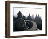 Arupadhatu Buddha, 8th Century Buddhist Site of Borobudur, Unesco World Heritage Site, Indonesia-Bruno Barbier-Framed Photographic Print