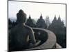 Arupadhatu Buddha, 8th Century Buddhist Site of Borobudur, Unesco World Heritage Site, Indonesia-Bruno Barbier-Mounted Photographic Print