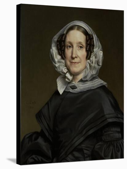 Aryna Van Der Pot. Wife of N. J. A. Hoffmann-Cornelis Cels-Stretched Canvas