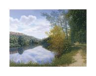 Path Along the River-Arzt-Stretched Canvas