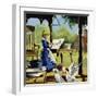 As a Child, Anna Mary Robertson Enjoyed Painting-null-Framed Giclee Print