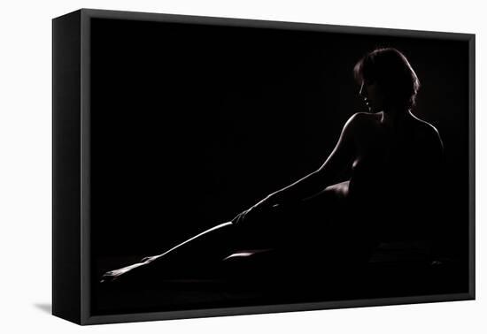 As a Dark-Fulvio Pellegrini-Framed Stretched Canvas