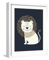 As a Lion-Andy Westface-Framed Giclee Print