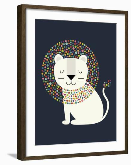 As a Lion-Andy Westface-Framed Giclee Print