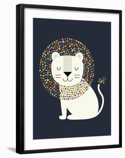 As a Lion-Andy Westface-Framed Giclee Print