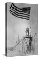 As a Result of the Tampico Affair, the Us Military Invades Mexico and Raises the Flag in Vera Cruz-null-Stretched Canvas