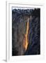 As Fire Falls, Firefall, Horsetail Falls, Yosemite National Park, Rare Light-Vincent James-Framed Photographic Print