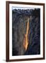 As Fire Falls, Firefall, Horsetail Falls, Yosemite National Park, Rare Light-Vincent James-Framed Photographic Print