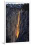 As Fire Falls, Firefall, Horsetail Falls, Yosemite National Park, Rare Light-Vincent James-Framed Photographic Print