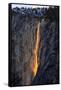 As Fire Falls, Firefall, Horsetail Falls, Yosemite National Park, Rare Light-Vincent James-Framed Stretched Canvas