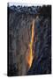 As Fire Falls, Firefall, Horsetail Falls, Yosemite National Park, Rare Light-Vincent James-Stretched Canvas