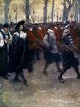 Charles the King Walked for the Last Time Through the Streets of London, 1649-AS Forrest-Giclee Print