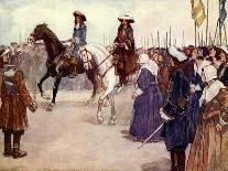 Charles the King Walked for the Last Time Through the Streets of London, 1649-AS Forrest-Giclee Print