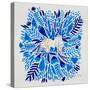 As If - Blue-Cat Coquillette-Stretched Canvas