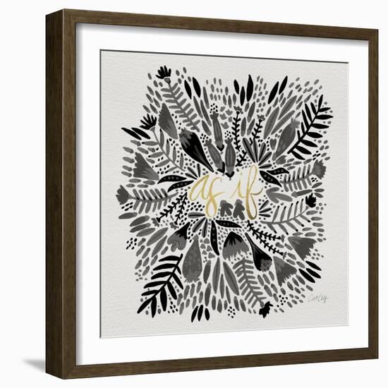 As If - Grey-Cat Coquillette-Framed Giclee Print