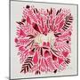 As If - Pink-Cat Coquillette-Mounted Giclee Print