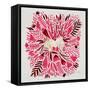 As If - Pink-Cat Coquillette-Framed Stretched Canvas