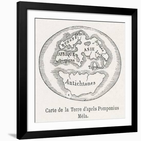 As Known to Pomponius Mela Roman Geographer-Flammarion-Framed Art Print