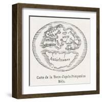 As Known to Pomponius Mela Roman Geographer-Flammarion-Framed Art Print