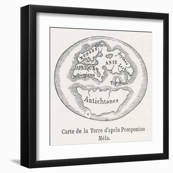 As Known to Pomponius Mela Roman Geographer-Flammarion-Framed Art Print