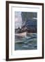 As She Was Leaving the Side-Arthur Rackham-Framed Giclee Print