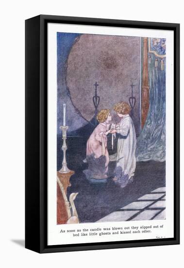As Soon as the Candle Was Blown Out-Charles Robinson-Framed Stretched Canvas