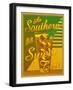 As Southern as Sweet Tea-Old Red Truck-Framed Giclee Print