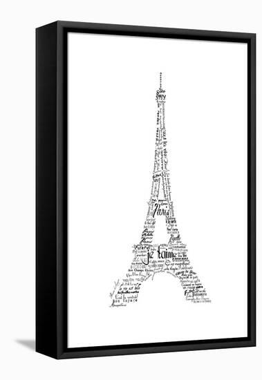 As the French Say…Eiffel Tower-Marion De Lauzun-Framed Stretched Canvas