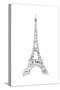 As the French Say…Eiffel Tower-Marion De Lauzun-Stretched Canvas