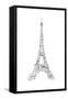 As the French Say…Eiffel Tower-Marion De Lauzun-Framed Stretched Canvas